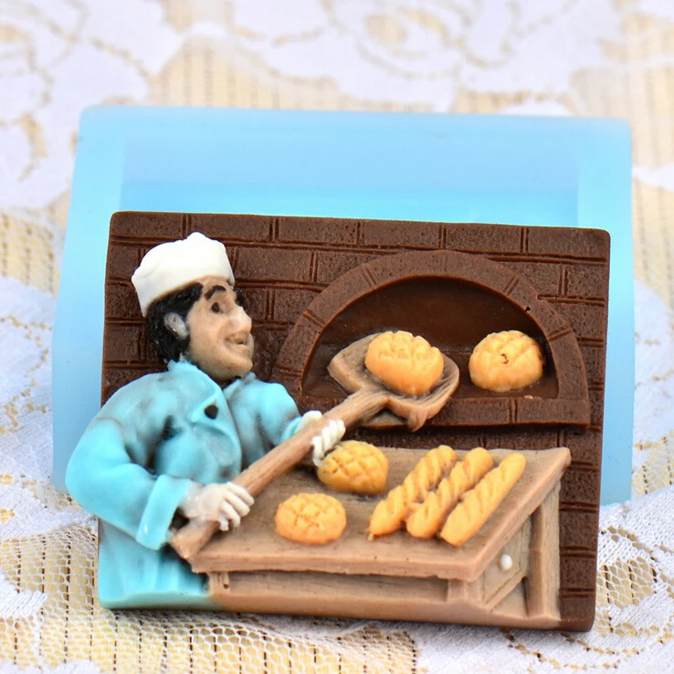 

New Arrival 1PCS Silicone Bakers Shape Mold 3D Fondant Cake Decorating Tools Chocolate Mold Silicone Cake Mold FM409