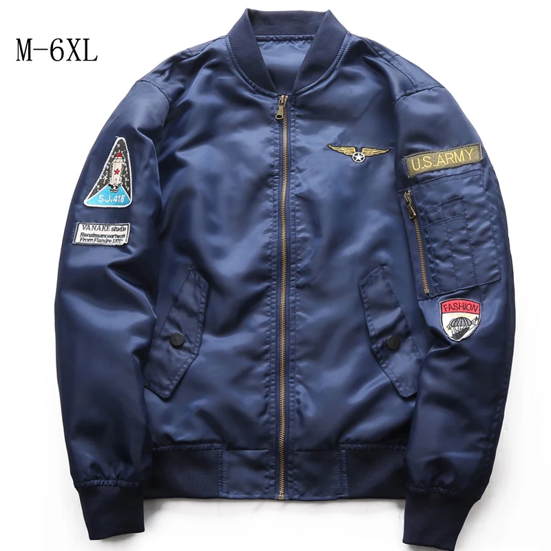 Bomber Jacket jackets Pilot Anarchy Men Army Green Merch Flight Coat Streetwear printed Jacket Men Waterproof