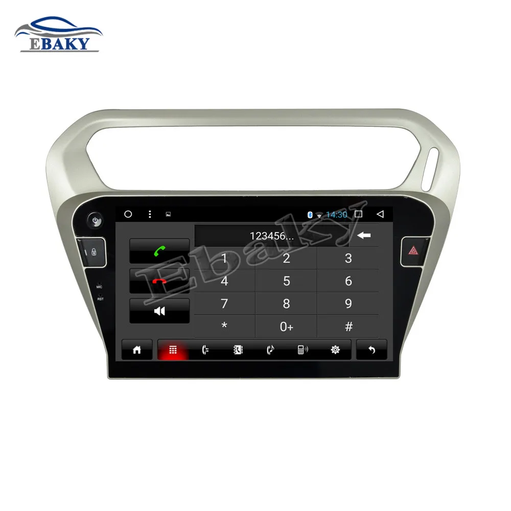 Best NaviTopia 9inch 1GB/2GB RAM Quad Core/Octa Core Android 7.1/8.1 Car DVD Radio for Citroen C-Elysee 2014- with GPS/wifi 15