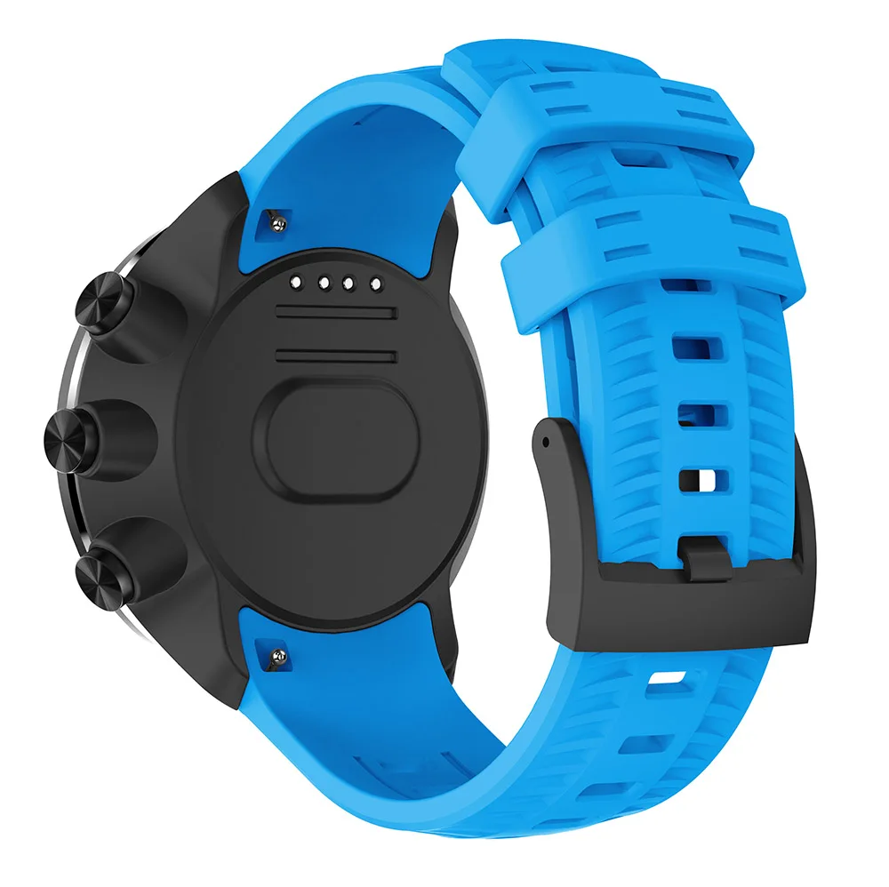 실리콘 교체 액세서리 시계 밴드 손목 스트랩 팔찌, Suunto 9 및 Suunto Spartan 스포츠 손목 HR Baro 스마트워치용