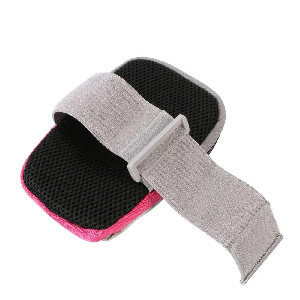 Correr Jogging protectora del teléfono deportes muñeca brazo impermeable al aire libre de Nylon bolso de mano para brazalete de deporte bolsa