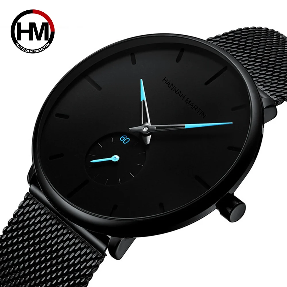 

Dropship 2019 New Simple Design Waterproof Stainless Steel Mesh Small dial Men Watch Top Brand luxury Quartz relogio masculino