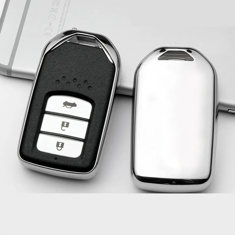 Мягкий чехол для ключей автомобиля из ТПУ для Honda Hrv Civic Accord 2003-2007 CR-V Freed брелок пилота держатель для автомобиля