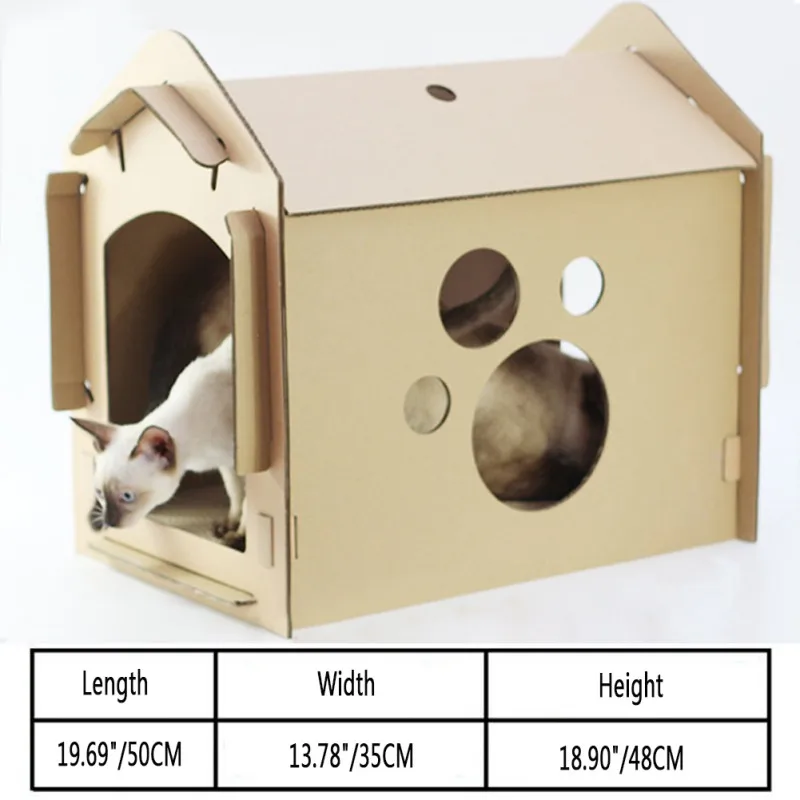 Япония стиль домашних кошек милые утолщенные игрушки-когтеточки картон из гофрированной бумаги дом для котенка прочный царапины доска товары для кошек игрушки