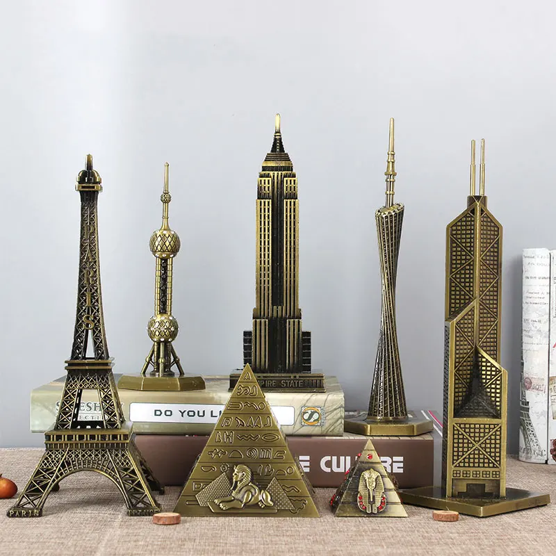 Schiefen Turm Von Pisa Tower Bridge Von London Eiffelturm Das Empire State Building Dekoration Metall Gebaude Dekoration Modell Tower Of Pisa Tower Bridgetower Eiffel Aliexpress