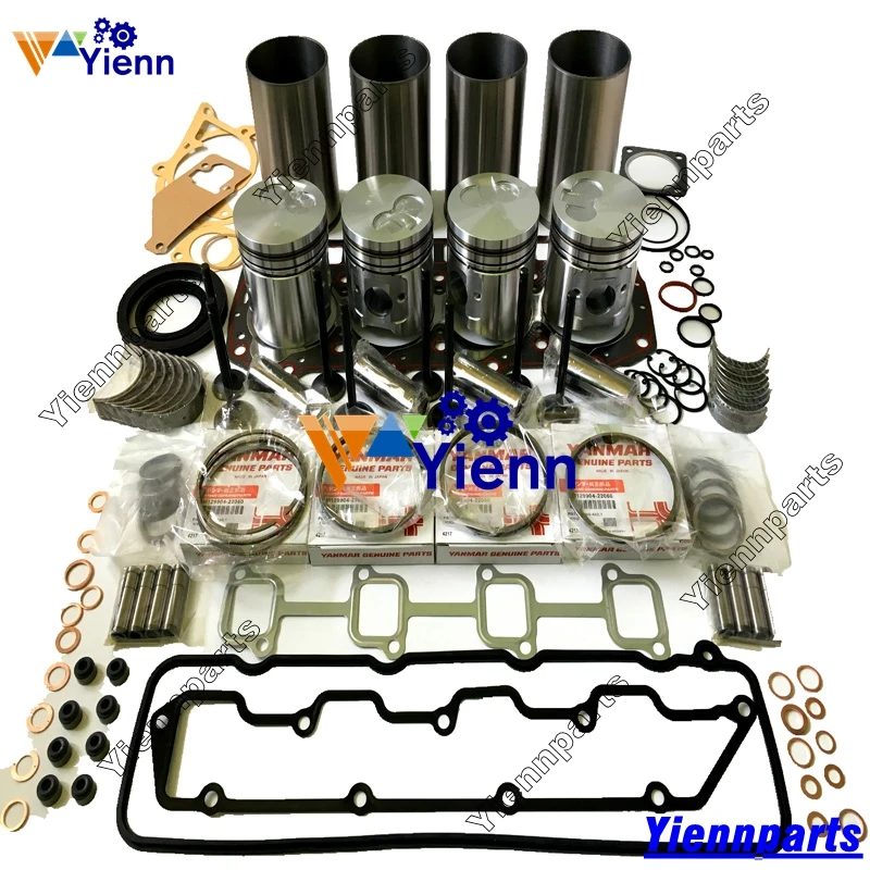 Yanmar 4TNE98 Diesel engine overhual repair kit Piston,Piston ring
