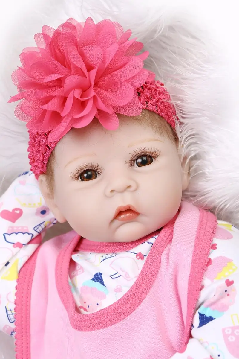 

Bebes reborn NPK soft silicone reborn babies dolls 22inch children sleeping dolls play house toys gift bonecas brinquedo menino