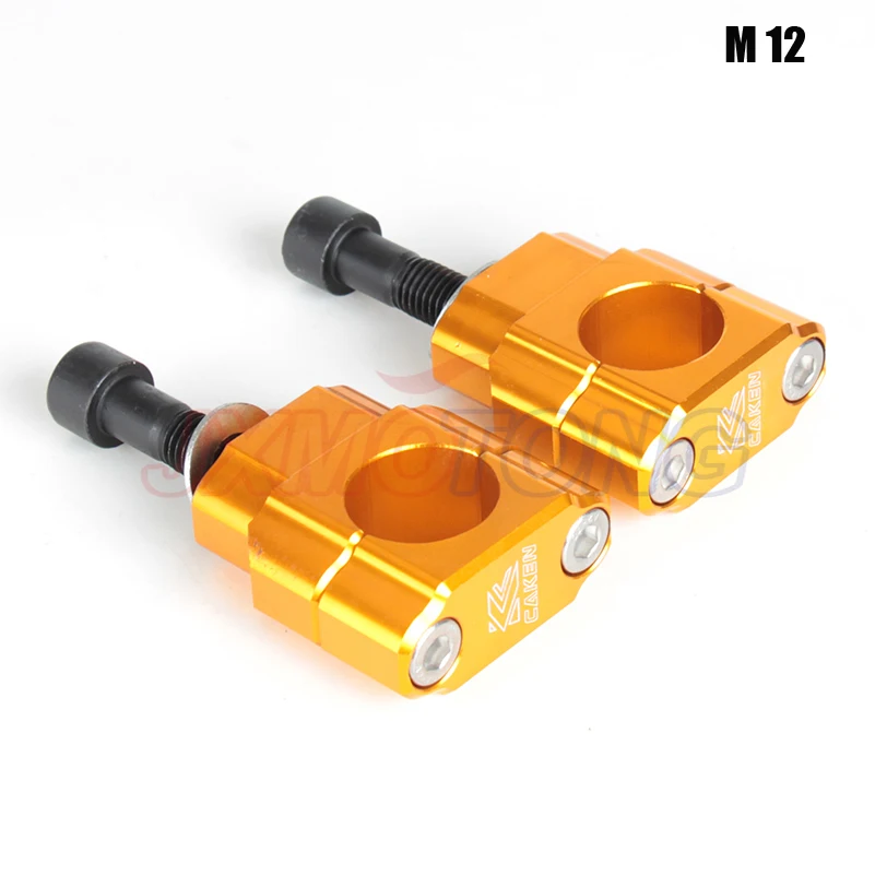 Gold 1 1/8" Billet HandleBar Fat Bar Risers Mount Clamp KX KXF KX125