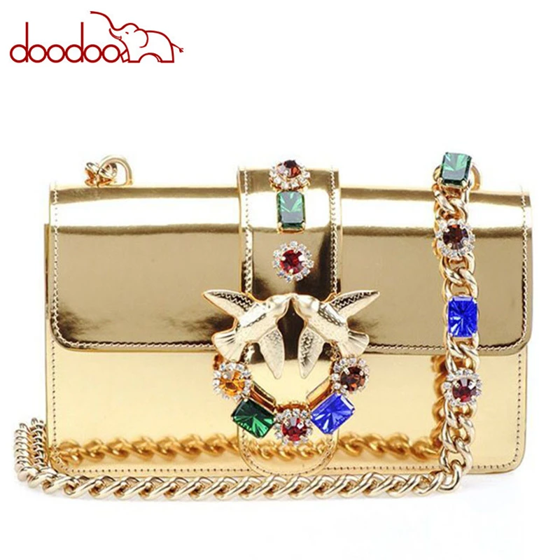 

Women Chain Leather Fashion Shoulder Crossbody Bag Luxury Casual High Quality Handbags Clutches Designer Famous Brand Women Bags