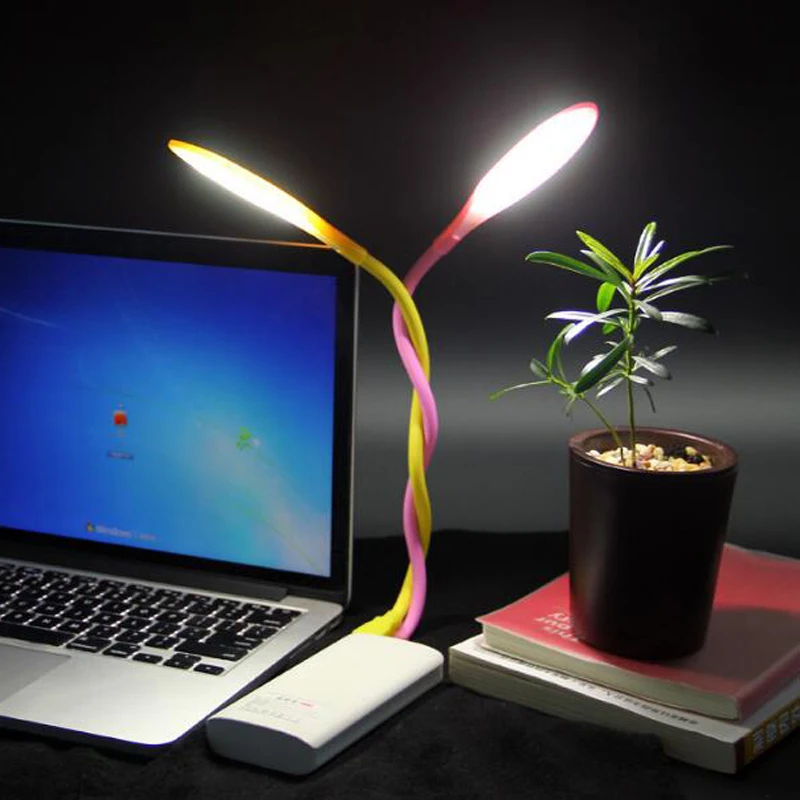 

2018 Elecshion Usb Led Night Light Lamp Table Reading Book Light Flexib E-Book Laptop Desk Power Bank Notebook Leds Computer PC