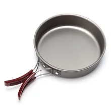 1.7л 20 см Открытый сковорода ультра-светильник из твердого алюминиевого сплава набор посуды для пикника походная посуда Сковорода походная посуда