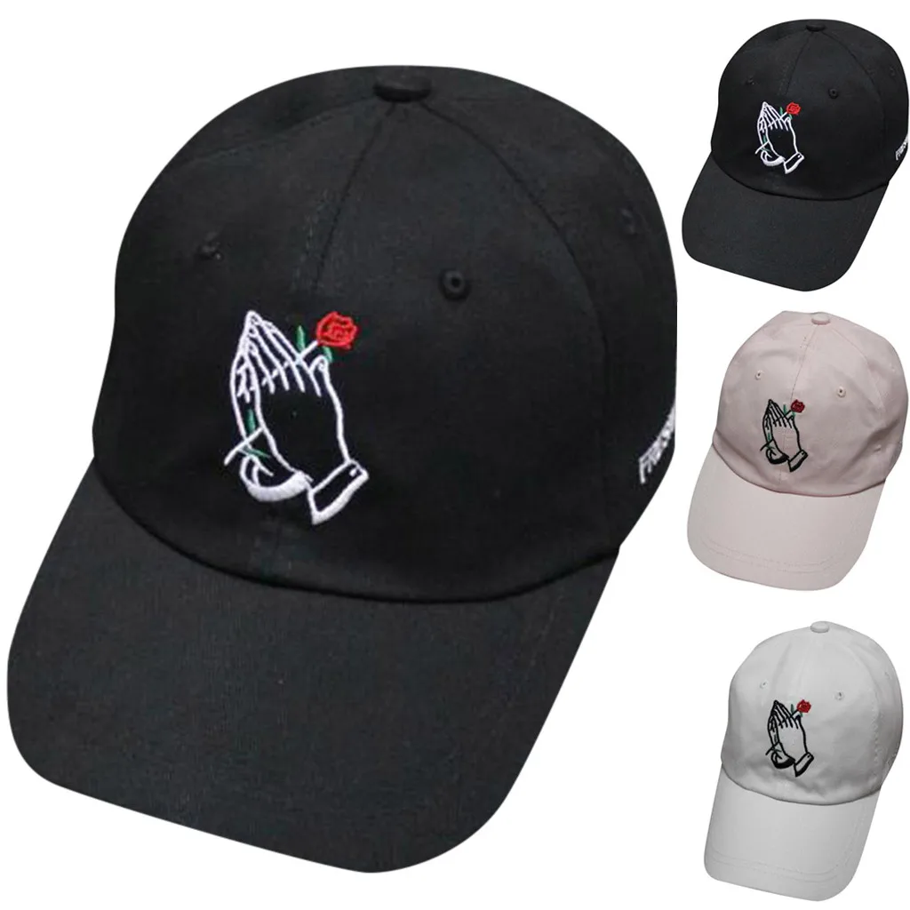 

Summer unisex clap pattern baseball cap 2019 men and women embroidered cotton high quality embroidery baseball cap adjustable К