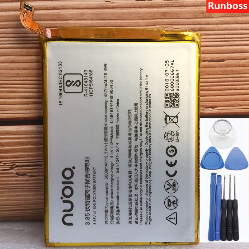 

100% New High Quality 5000mAh Li3849T44P8h906450 For ZTE Blade A6 A6 lite A0620 A0622 Battery + Tools