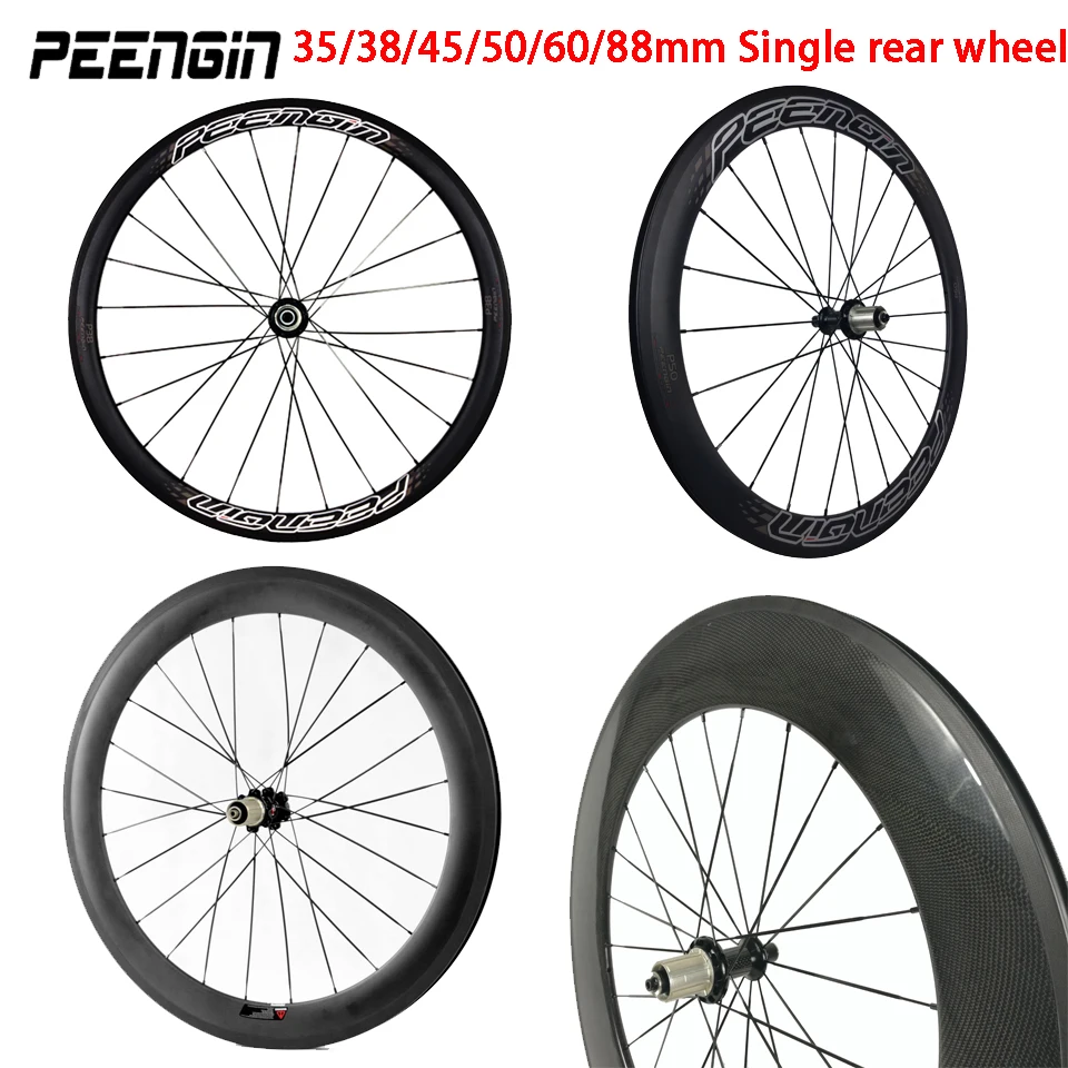 

35/38/45/50/60/88mm depth 23/25mm Clincher/Tubular/tubeless NOVATEC A271 A291/R13 R36 hub bike wheelset carbon single rear wheel