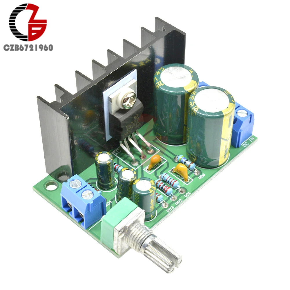 Модуль усилителя мощности TDA2050 DC 12V 24V 5W 120W 1 канальный аудио усилитель плата