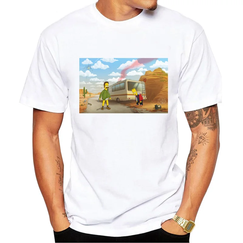 Новая модная мужская футболка Breaking Bad Gta V с коротким рукавом повседневные