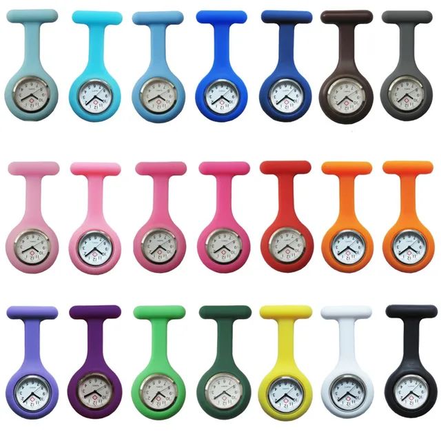 2018 New Nurses Watches Doctor portable Pocket Fob Watch Brooches Silicone Tunic 2018 New Nurses Watches Doctor portable Pocket Fob Watch Brooches Silicone Tunic