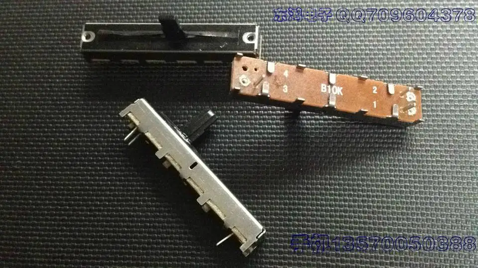 2 шт./лот Тайвань производит 4 5 см прямой скользящий потенциометр B10k однополосный