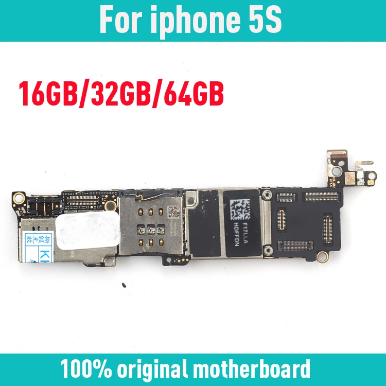 

16G/32G/64G For iphone 5S logic board without fingerprint main board MB plate IOS system for iphone 5s without Touch ID Function