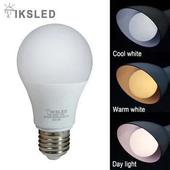 

9W LED Light Bulb E27 Socket Tricolor Dimmable High Chromaticity RA>80 Energy Saving Super Bright Truelight Household Lamp Bulbs