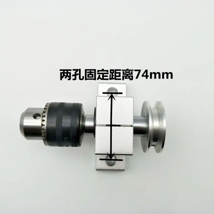 Woodworking machinery accessories drive bearing seat spindle lathe small table saw spindle DIY cutting spindle saw shaft