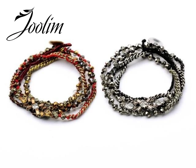 

JOOLIM Jewelry Wholesale/ Vintage Multi Layers Charm Bracelet Women Bracelet Design Jewelry Free Shipping