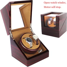 Высококлассный мотор шейкер часы Winder держатель дисплей автоматические механические часы коробка с подзаводом ювелирные изделия Часы Winder Box