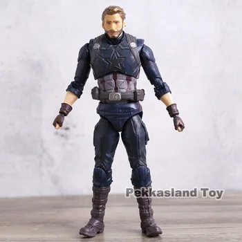 

Avengers Infinity War Captain America Action Figure Toy Collection Movable Model Birthday Gift for Kids