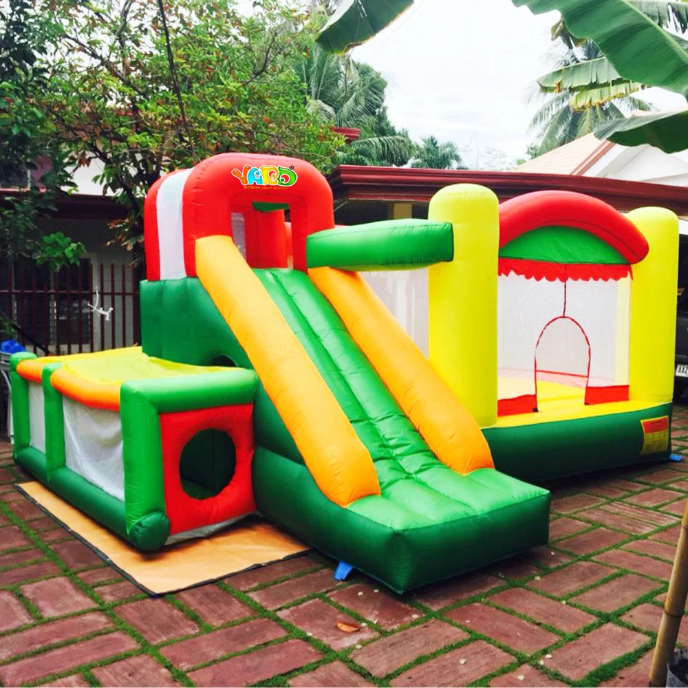 inflatable bounce house and slide