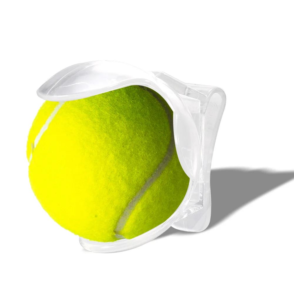 1Pcs Transparent Tennis Ball Clip Plastic Tennis Training Ball Holder