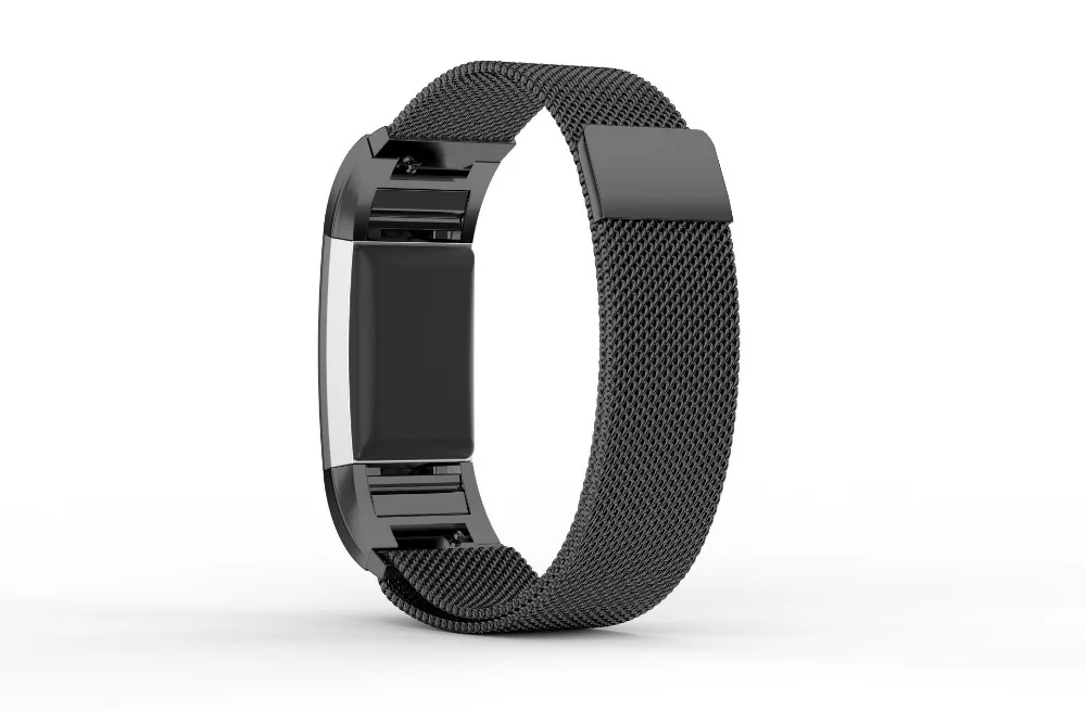 

Metal Band for Fitbit Charge 2,Jewelry Accessories for Fitbit Charge 2 HR - Replacement Stainless Steel Bracelet with Magnetic