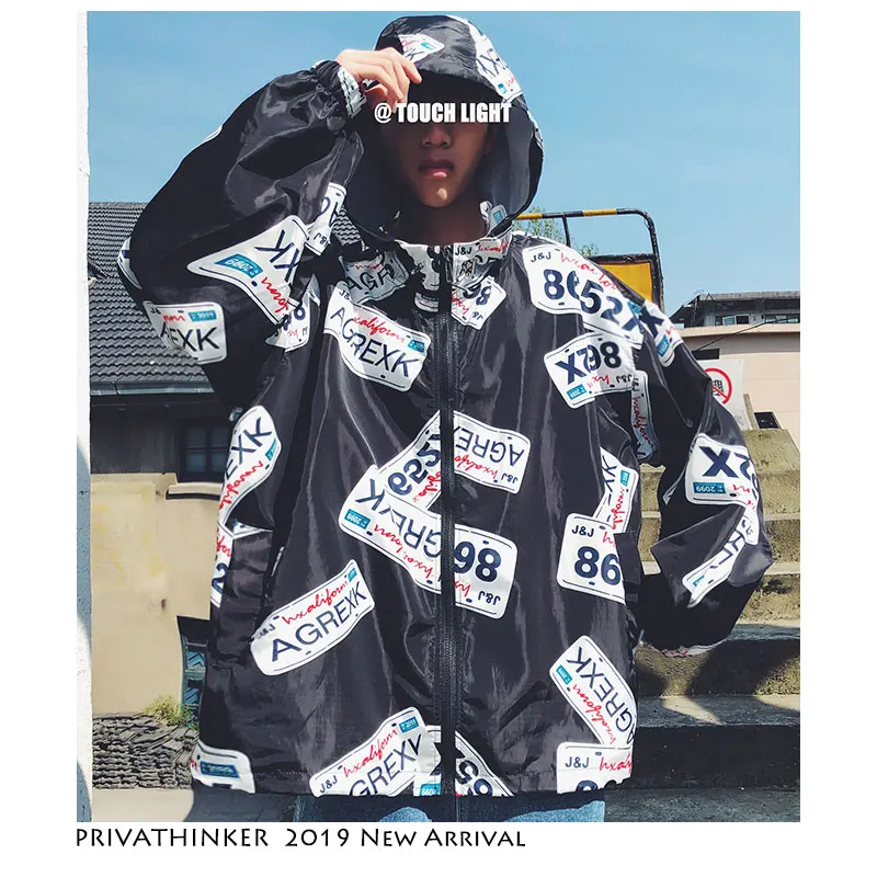 Privathinker Men spring streetwear bomber jacket 2019 mens harajuku hip hop summer jacket male funny print fashions windbreaker Privathinker Men spring streetwear bomber jacket 2019 mens harajuku hip hop summer jacket male funny print fashions windbreaker