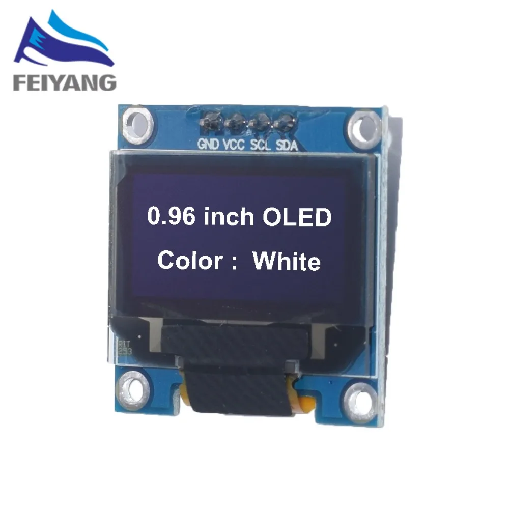 

10pcs White color 128X64 OLED LCD LED Display Module 0.96" I2C IIC 4pin Serial new original