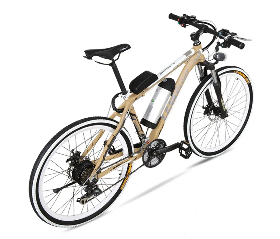 Sale LANKELEISI electric bicycle 26 inch 36/48V Aluminum Alloy lithium electric bike adult mountain bike 25