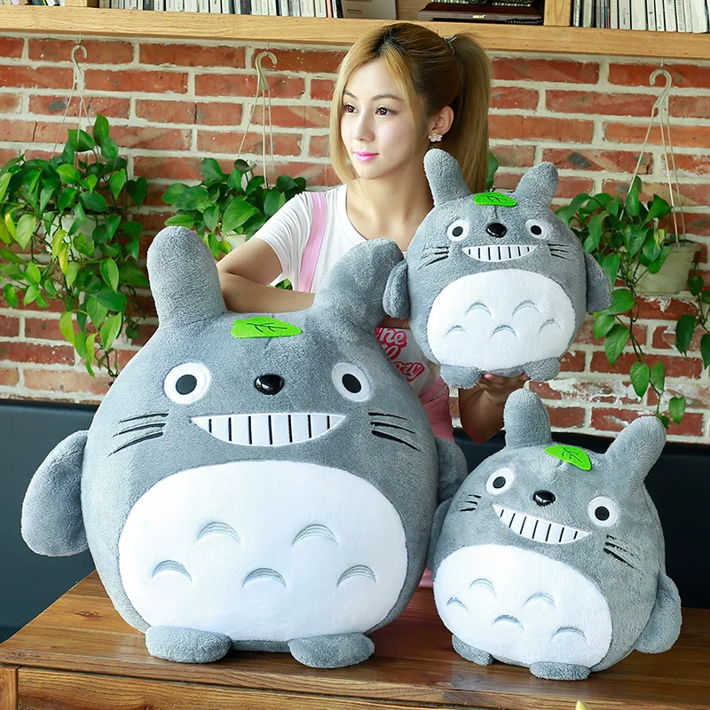 

Japanese Plush Totoro Toys Stuffed Cartoon Baby Doll Soft Pillow Hand Warmer Movie Character Toys for Children Christmast Gift