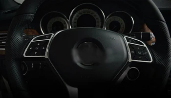 

2014 2015 For Mercedes-Benz CLA-Class C117 W117 Interior Accessories Steering Wheel Switch Button Cover Trim