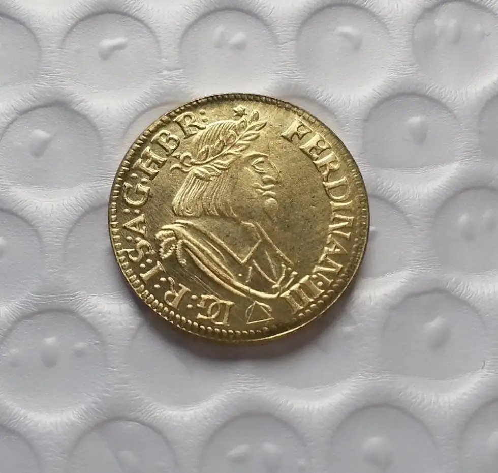 

Ducat Ferdinand III Bohemia Hungary Austria Copy Coin commemorative coins-replica coins medal coins collectibles