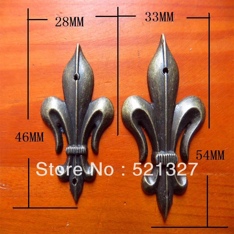 Furniture, decorative corner fillet corner piece wooden shield fillet