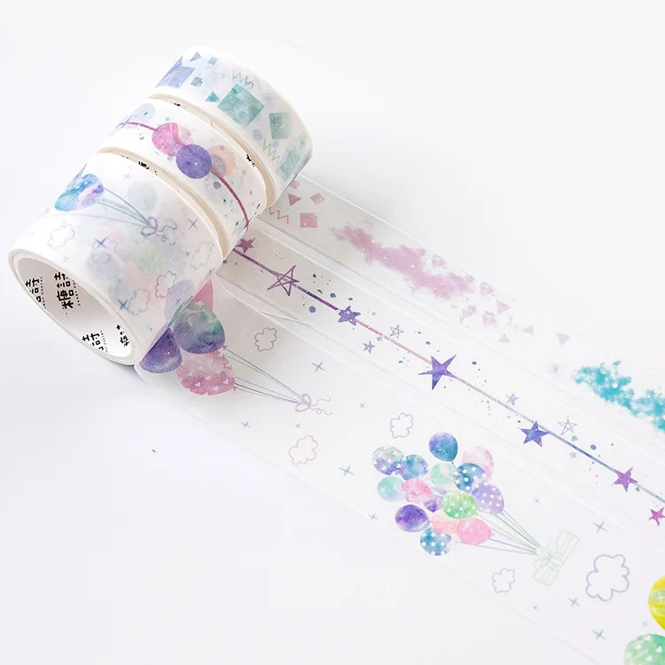 

3 pcs/pack Fragment Star Washi Tape Set DIY Scrapbooking Sticker Label Masking Tape School Office Supply