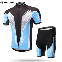 XINTOWN Мужская одежда для велоспорта Roupa Ciclismo Велоспорт Джерси Наборы велосипед с нагрудником шорты дышащая уличная спортивная одежда CC0385