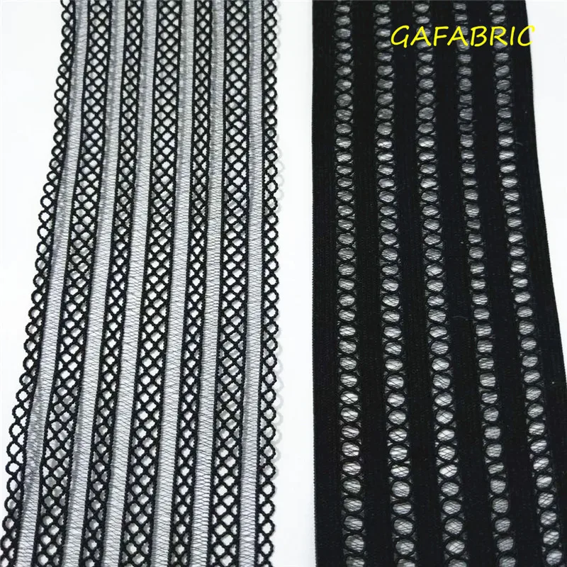 

5cm width mesh Webbing Elastic lace fabric Elastic band for Underwear gallus
