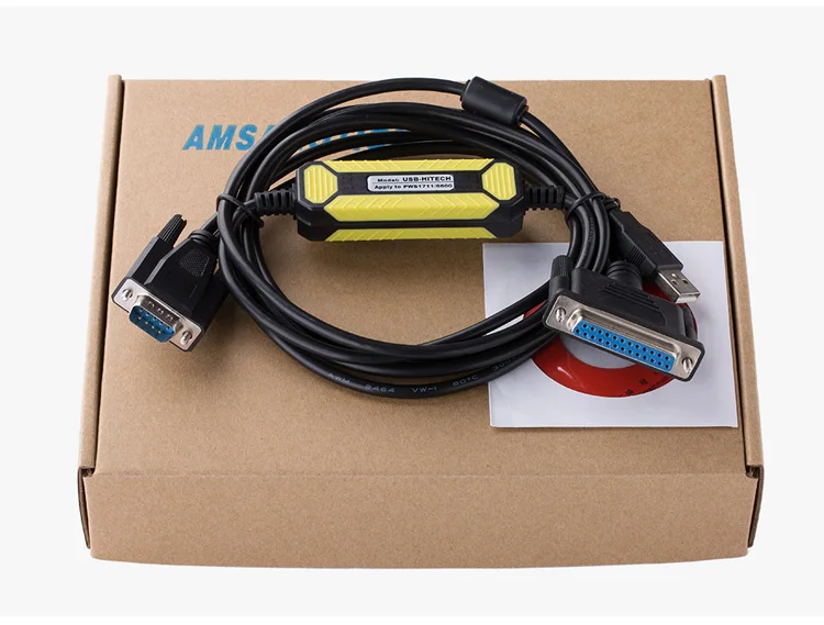 Amsamotion Модернизированный кабель USB-HITECH Кабель для программирования подходящий Hitech PWS1711 6600 5610 6500 сенсорный экран USB-1711/6600