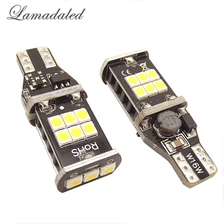 

New Canbus 7.5w T15 LED Reverse Light W16W 15SMD NO ERROR Back UP light rear Lamp WHITE