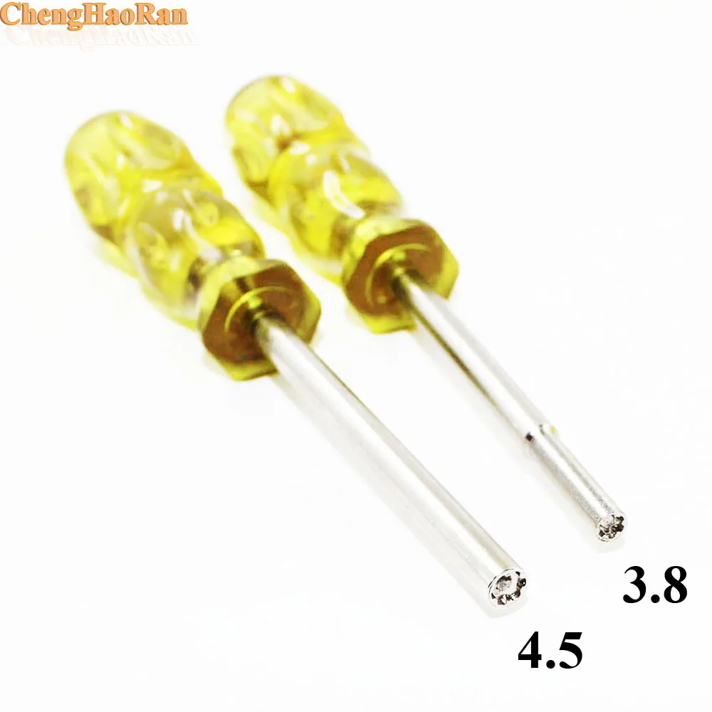 

ChengHaoRan 10x 3.8 mm 4.5 mm Security Screwdriver Game Bit Tool for nintendo NES SNES N64 Game Boy and Consoles hand open tool