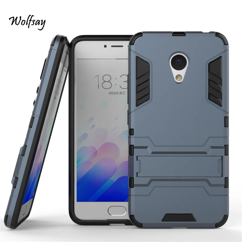

Meizu M3 Note Case Luxury Armor Rubber Hard Back Phone Case For Meizu M3 Note Cover For Meizu Meilan Note 3 Coque Fundas Wolfsay