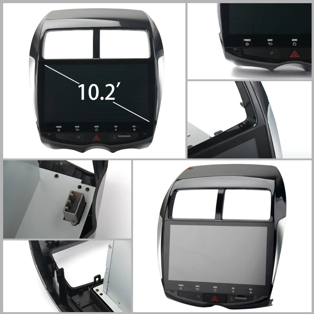 Clearance 10.2" IPS Car 1 din Android 9.0 multimedia player for Mitsubishi ASX 2010-2016 autoradio stereo DSP HDMI output GPS navigation 4