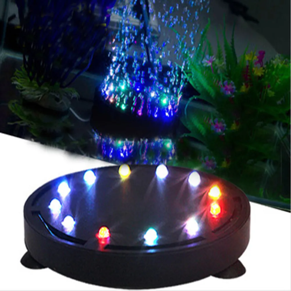Buy 2018 New 12 LED Submersible Bubble Light Air Stone