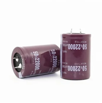 

20PCS-2PCS 50V22000UF Electrolytic Capacitors 22000UF 50V Size: 35X50MM