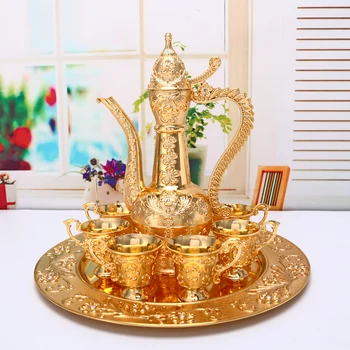

Metal Art Craft Wine Cups Mugs Set Drinkware Bar Set Tableware Vintage Home Decoration Gift Kitchenware Drink Set