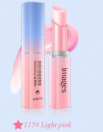 Изменение Цвет круглый бальзам для губ с ремонта губ морщин, увлажняющий антивозрастной макияж помада бальзам для губ, помада уход для женщин - Цвет: 115 Light Pink